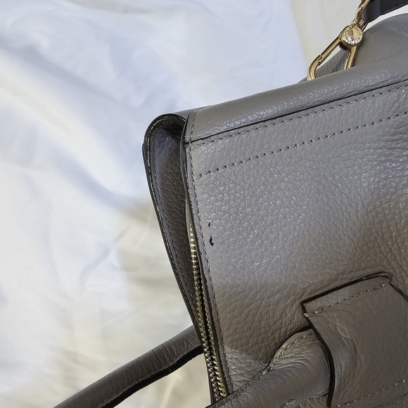 Furla Gray Leather Tote Bag - Picture 5 of 13